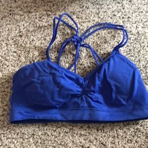 blue bra